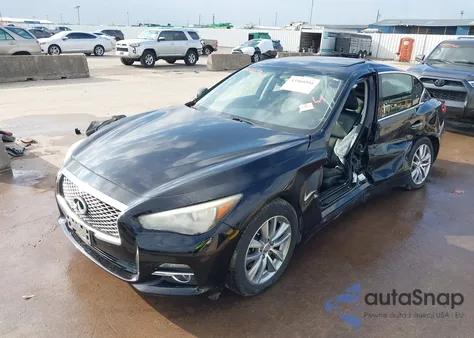 2014 Infiniti Q50 Premium/Sport from USA, damaged, VIN JN1BV7APXEM677302